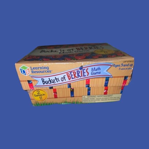 NIP Sealed Learning Resources Buckets Of Berries Math Game - Picture 4 of 4